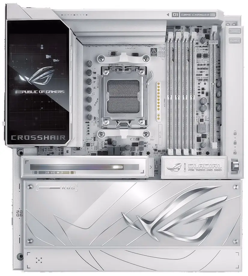 Montaje Placa Base ASUS ROG CROSSHAIR X870E GLACIAL Valdebebas Valdebebas Gaming - Montaje Placa Base ASUS ROG CROSSHAIR X870E GLACIAL Valdebebas