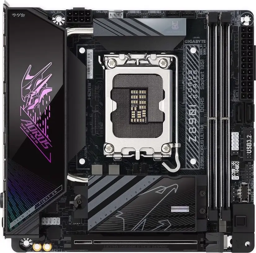 Montaje Placas Base Gigabyte Z890I AORUS ULTRA Gaming PC Valdebebas Montaje Placa Base Gigabyte Z890I AORUS ULTRA Gaming PC Valdebebas